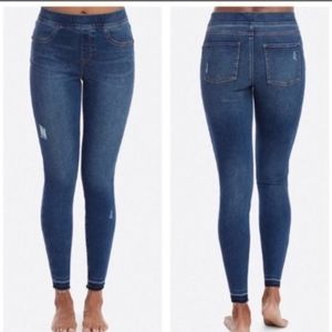SPANX Distressed Ankle Skinny Jeans *Medium Wash* - XL